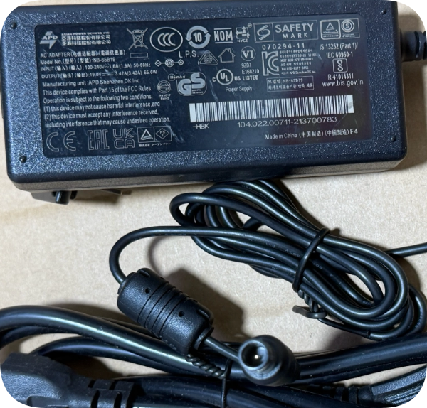 *Brand NEW*19V 3.42A 65W DC Power Adapter Charger Power Cord For Titan Legion C30SKPLUS